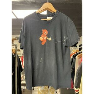 Astroworld Wish You Where Here Bear Tee Paint Splattered T-shirt Size Medium